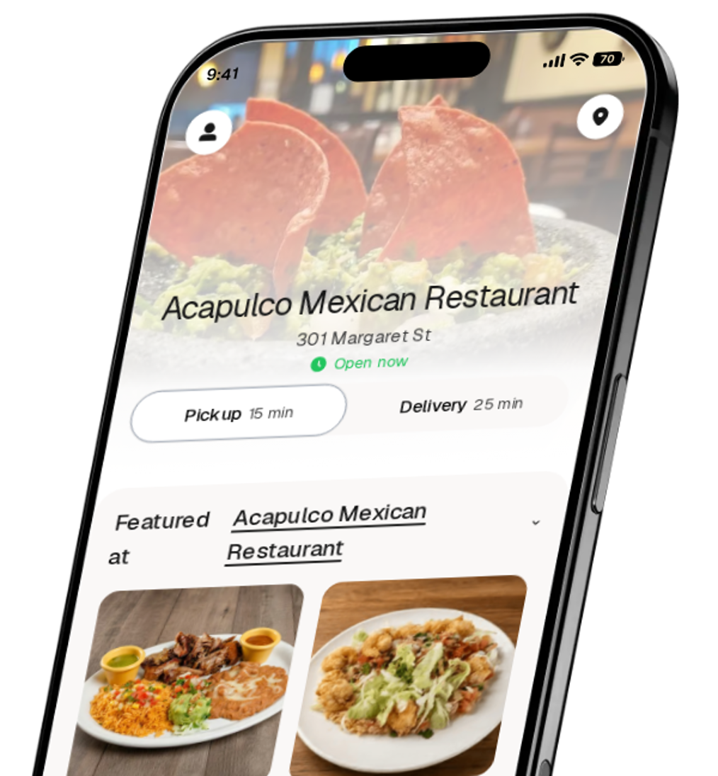 Acapulco Mexican Restaurant app preview