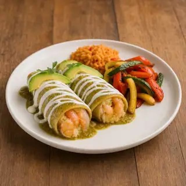 Shrimp Enchilada.