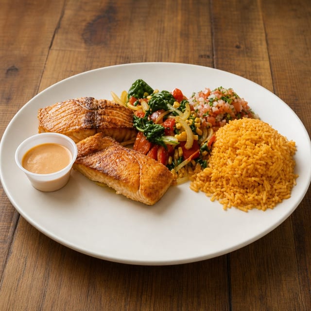 Salmon Acapulco.