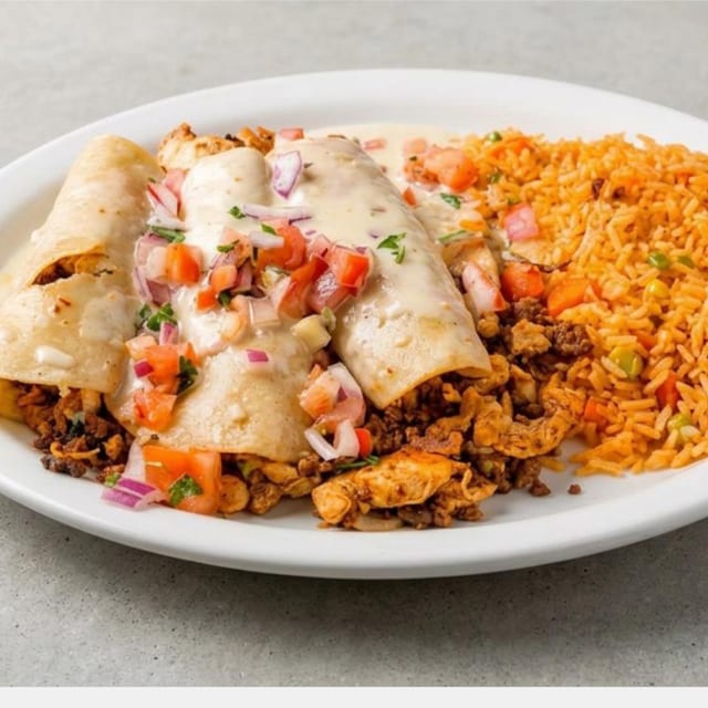 Enchiladas Acapulco.