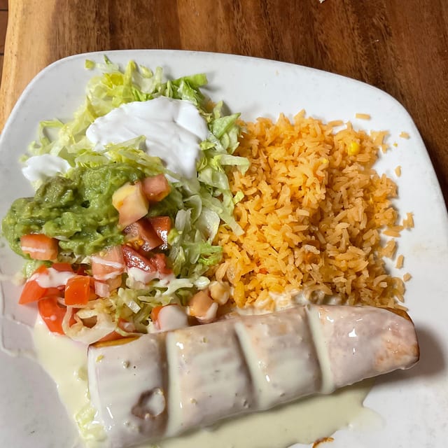 Lunch Chimichanga.