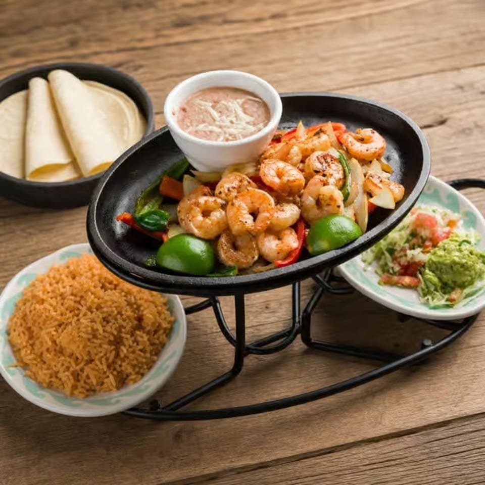 Lunch Shrimp Chimichanga.