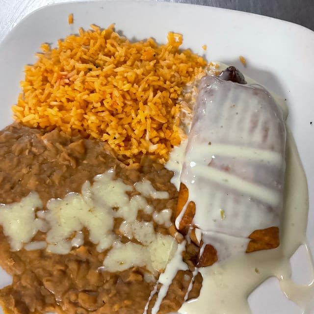 Lunch Chimichanga.