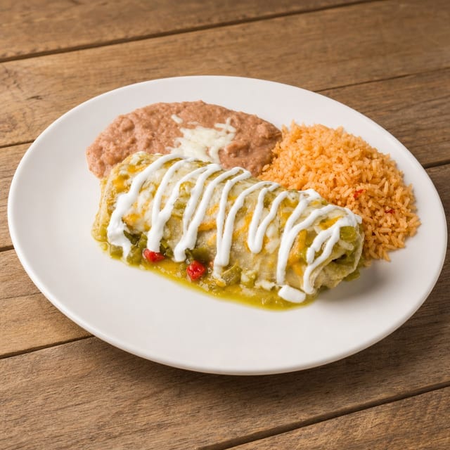Hot & Spicy Burrito.