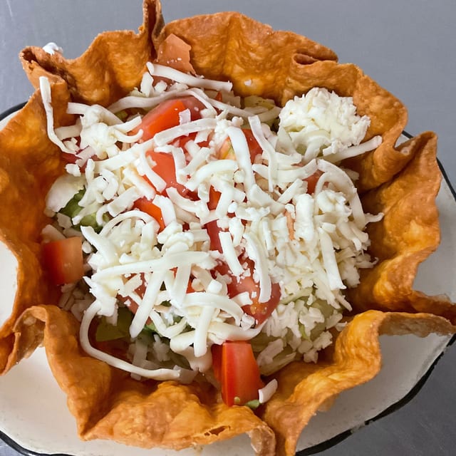 Lunch Taco Salad.