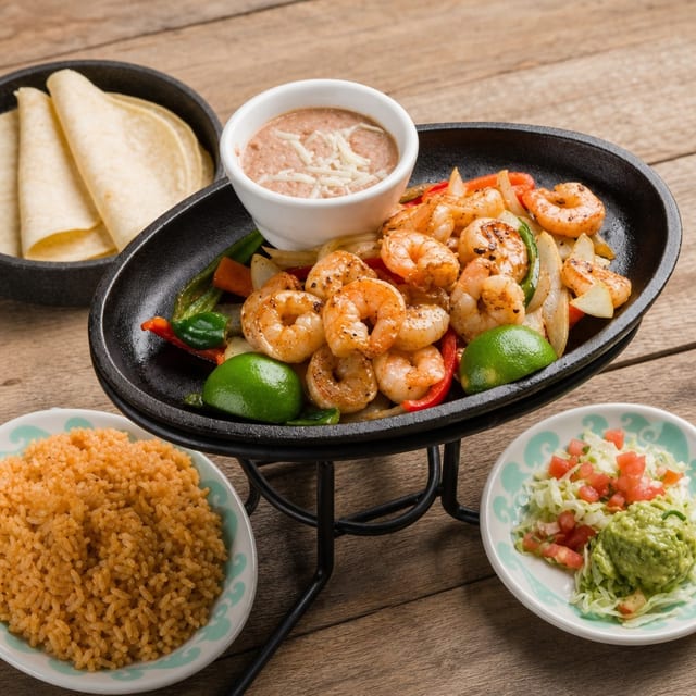 Lunch Shrimp Chimichanga.