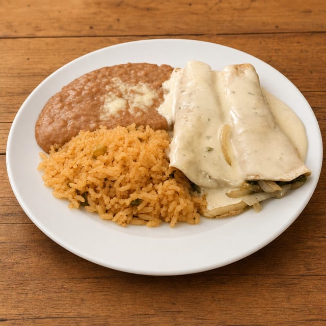 Veggie Enchiladas.