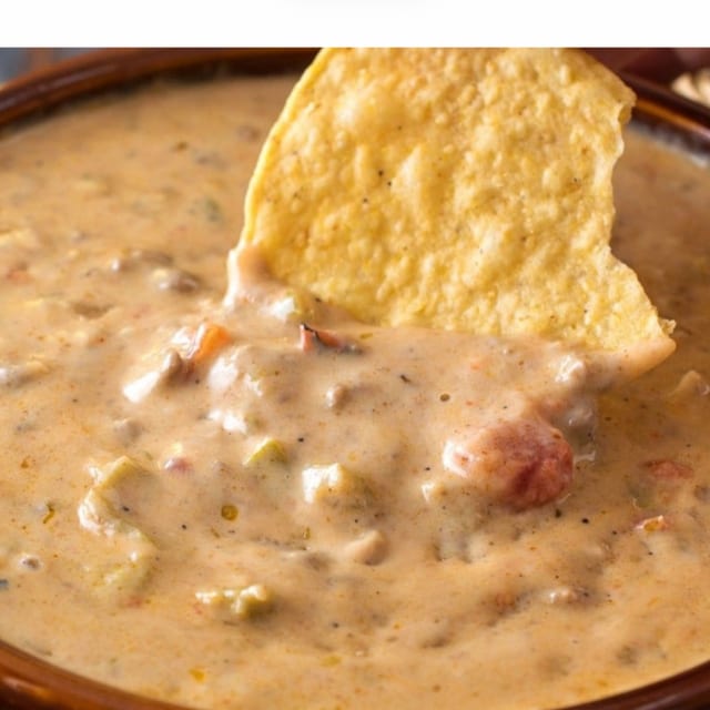 Ground Beef & Cheese Dip.