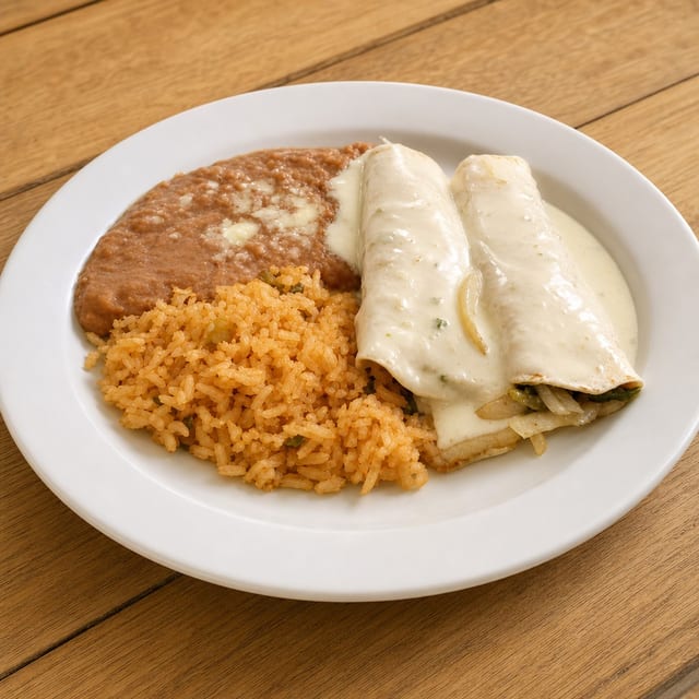 Veggie Enchiladas.