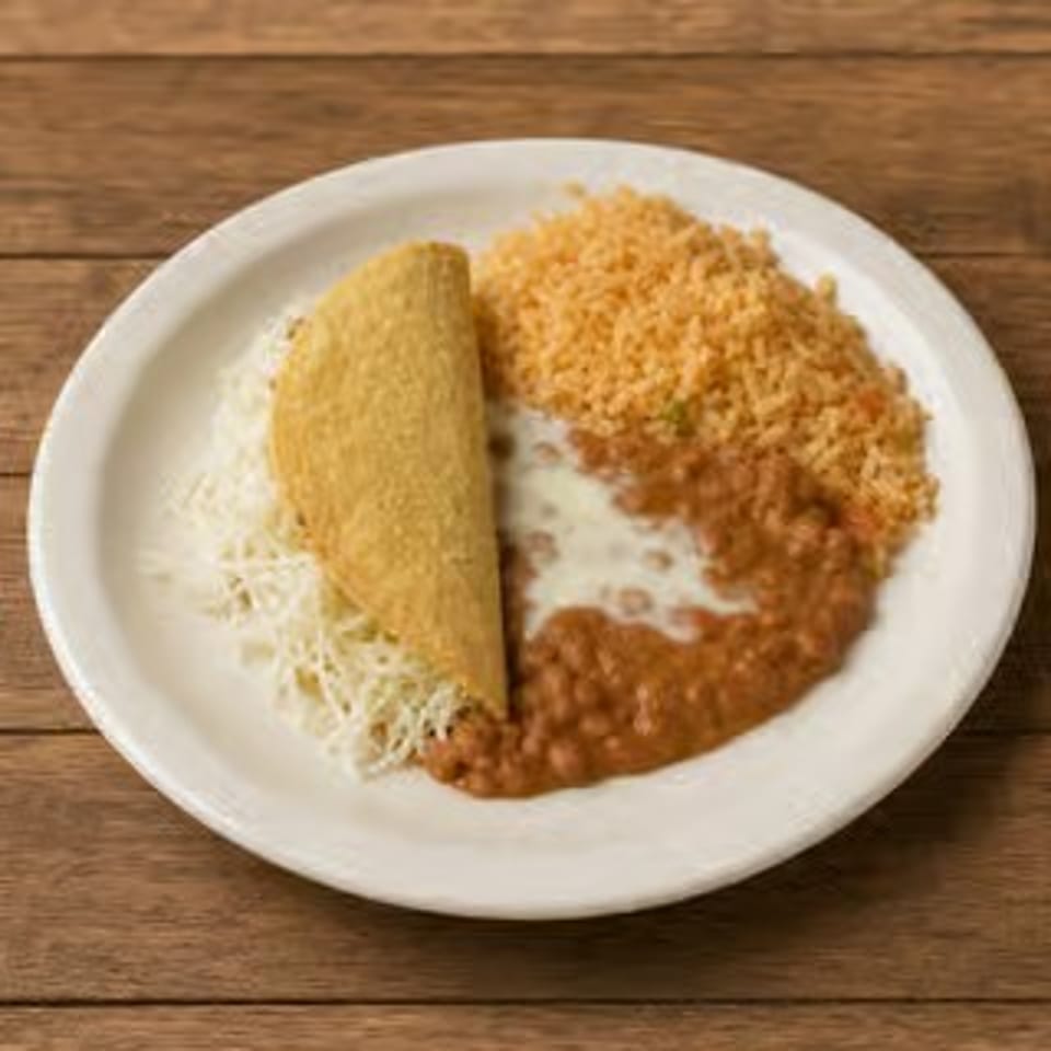 Kids Taco Rice & Beans.