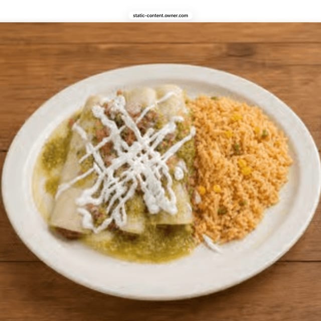 Enchiladas Verdes.