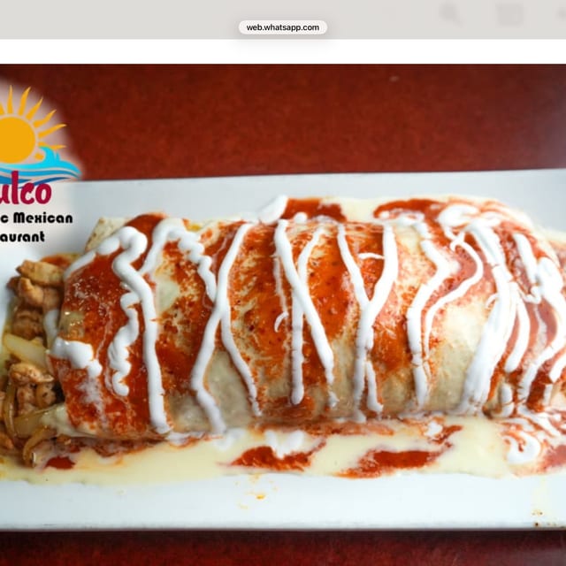 Lunch Hot & Spicy Burrito.