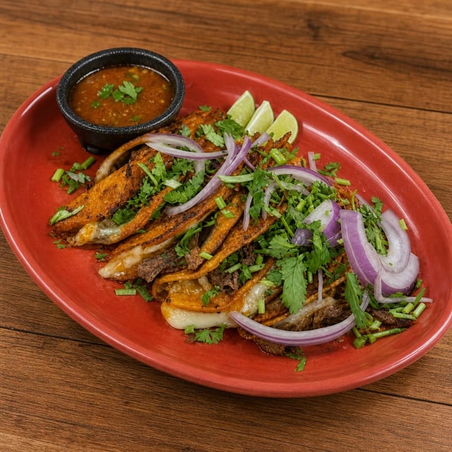 Veggie Deep-Fried Chimichanga.
