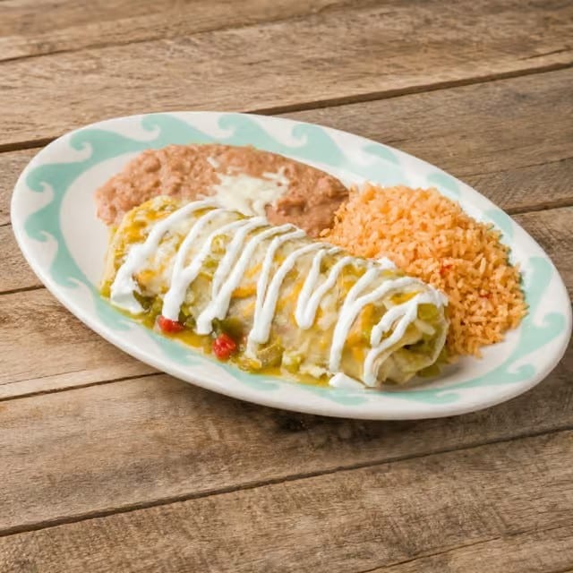 Seafood Burrito.