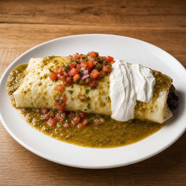 Burrito Verde Lunch.