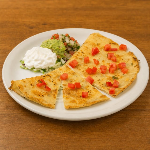Jumbo Shrimp Quesadilla.