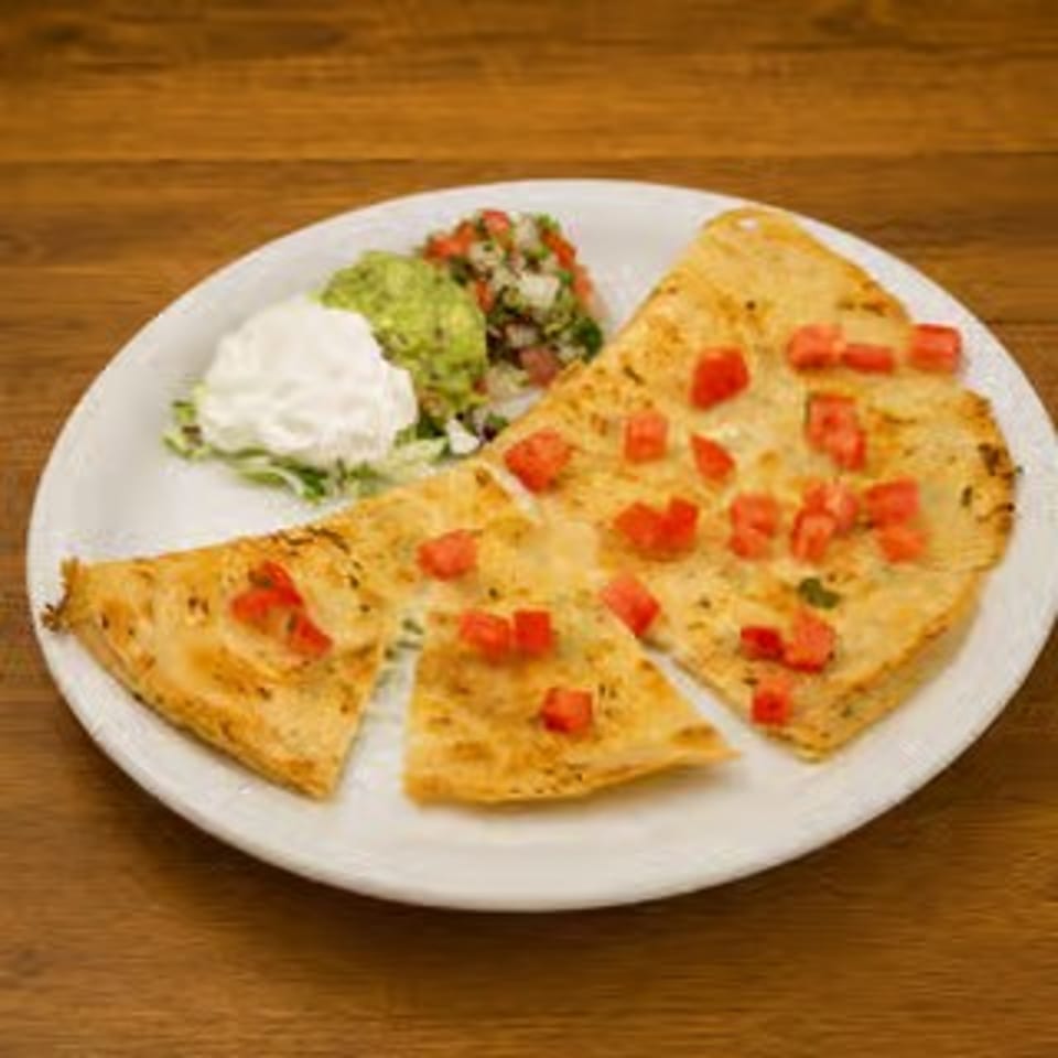 Veggie Quesadilla.
